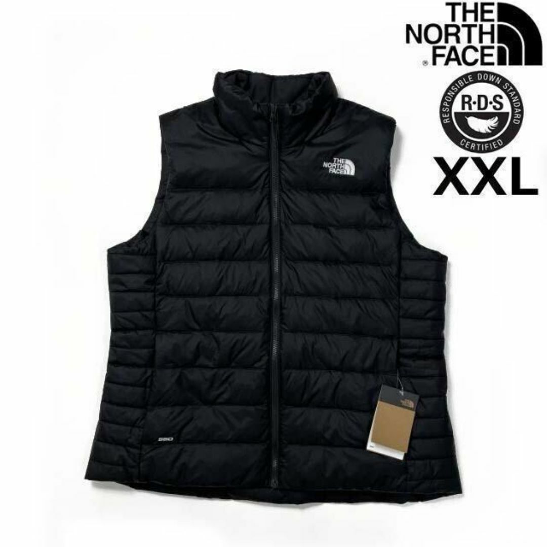 THE NORTH FACE - ノースフェイス ダウンベスト US限定 ロゴ刺繍 THE NORTH FACE - ノースフェイス ダウンベスト US限定 ロゴ刺繍