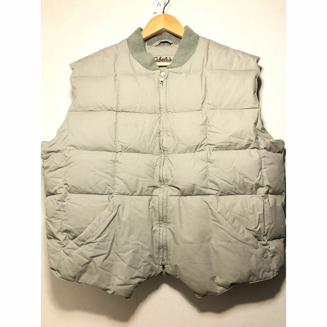 521022 cabela's ダウンベスト XL カラベス GOOSE