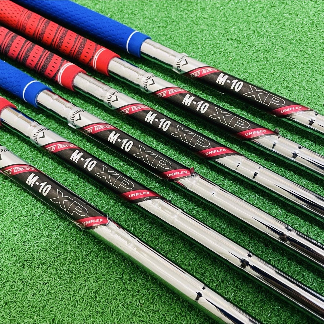 Callaway - 8014 Callaway RAZR X BLACK レフティ 左利き 6本の Callaway - 8014 Callaway RAZR X BLACK レフティ 左利き 6本の