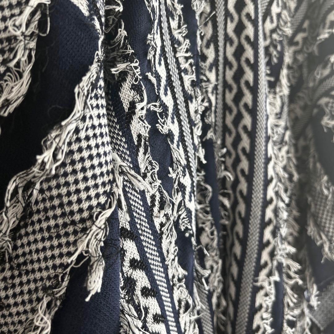 mame - 【美品】 マメクロゴウチ 15ss フリンジ ワンピース mame - 【美品】 マメクロゴウチ 15ss フリンジ ワンピース