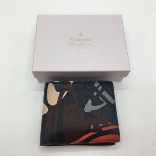 ヴィヴィアンウエストウッド(Vivienne Westwood)の◎◎Vivienne Westwood ヴィヴィアン・ウエストウッド 2つ折り財布 ネイビーカモフラージュ  マルチカラー(財布)