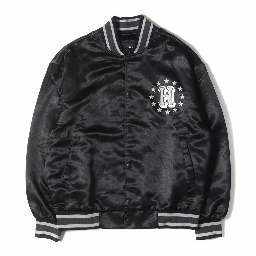 HUF - 【美品】HUF ハフ ジャケット サイズ:M / 23AW ナイロンサテン スタジャン (Galactic Stack Baseball Jacket) / ブラック 黒 / アウター ブルゾン 上着 ジャンパー【メンズ】【中古】の通販 by ブランド古着のBEEGLE by BooBee ラクマ店|ハフならラクマ HUF - 【美品】HUF ハフ ジャケット サイズ:M / 23AW ナイロンサテン スタジャン (Galactic Stack Baseball Jacket) / ブラック 黒 / アウター ブルゾン 上着 ジャンパー【メンズ】【中古】の通販 by ブランド古着のBEEGLE by BooBee ラクマ店|ハフならラクマ