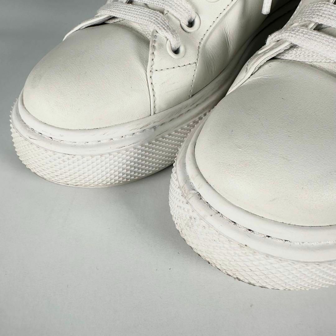 PRADA - 美品 23cm PRADA レザー スニーカー ローカット PRADA - 美品 23cm PRADA レザー スニーカー ローカット