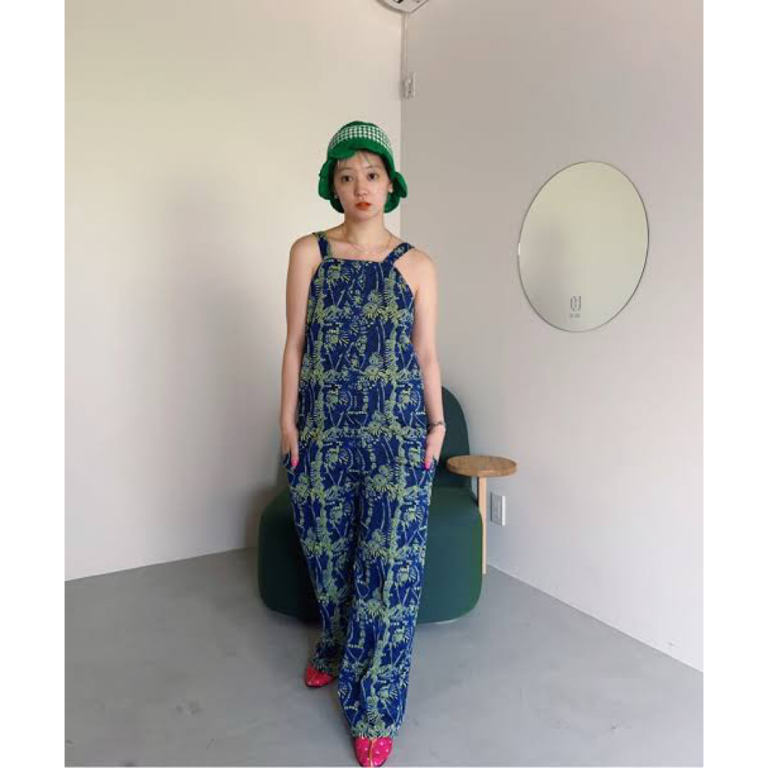 FUMIE TANAKA jacquard over suits オールインワン FUMIE TANAKA jacquard over suits オールインワン