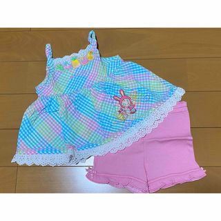 メゾピアノ(mezzo piano)のメゾピアノ ベリーちゃん セットアップ 100cm(Tシャツ/カットソー)