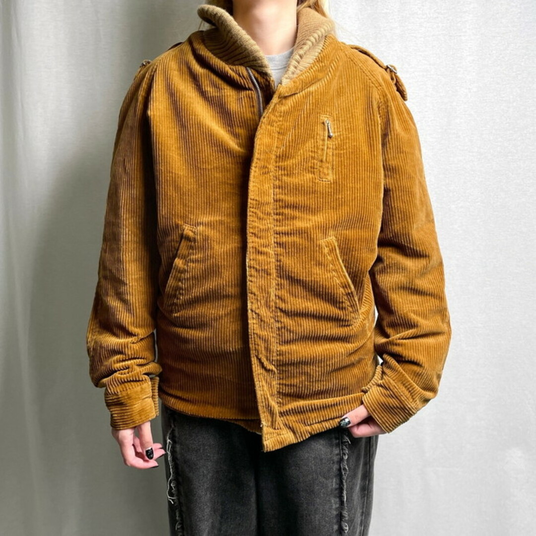 80年代~90年代 コーデュロイ ファラオジャケット メンズS-M相当 レディース