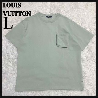 LOUIS VUITTON(Tシャツ/カットソー(半袖/袖なし) ・ グリーン LOUIS VUITTON(Tシャツ/カットソー(半袖/袖なし) ・ グリーン