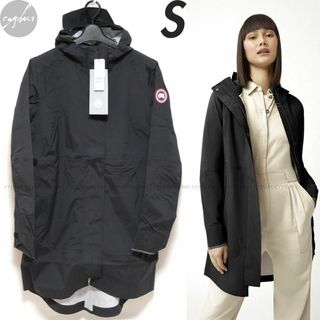 カナダグース(CANADA GOOSE)のS カナダグース SALIDA JACKET 黒 サリダ ジャケット コート(モッズコート)