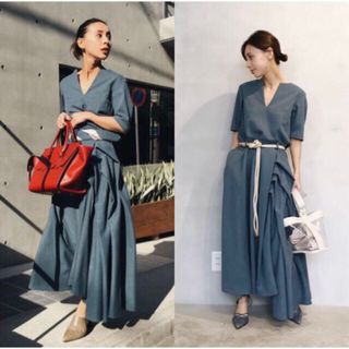 Ameri VINTAGE(ワンピース ・ ブルー・ネイビー/青色系)の Ameri VINTAGE(ワンピース ・ ブルー・ネイビー/青色系)の