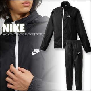 NIKE - 2XL ☆新品 ナイキ ビッグスウッシュ ウーブン上下 NIKE - 2XL ☆新品 ナイキ ビッグスウッシュ ウーブン上下