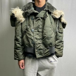 85年納品 U.S.AIR FORCE 米軍実品 N-2B フライトジャケット メンズL(フライトジャケット)