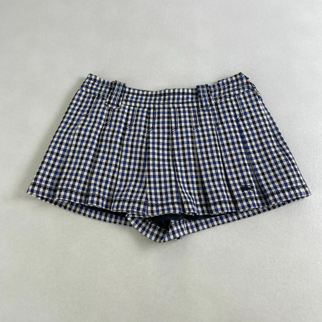 BURBERRY BLUE LABEL - バーバリーブルーレーベル　ミニスカート　キュロット　ノバチェック　ホース刺しゅう