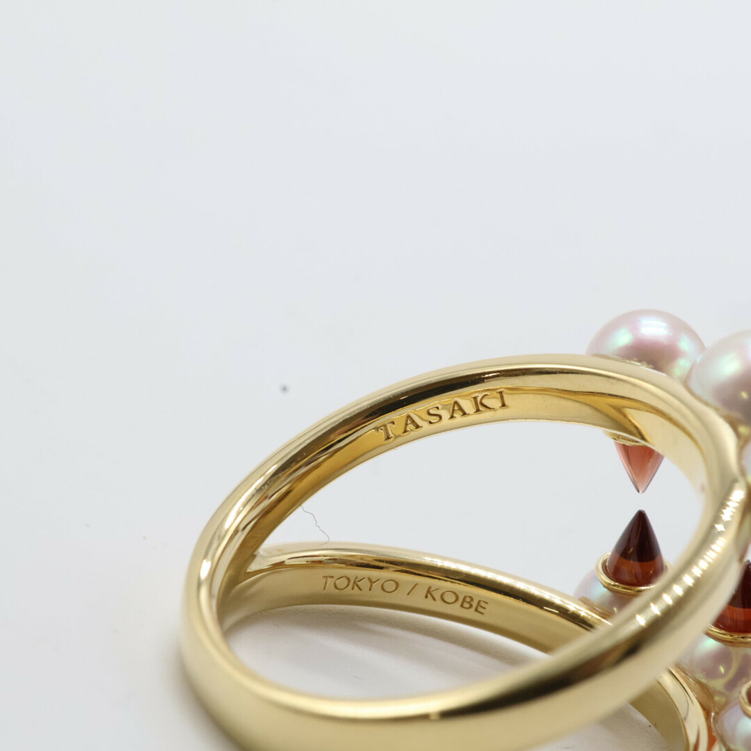 TASAKI - タサキ 750YG パールxガーネット デインジャー TASAKI - タサキ 750YG パールxガーネット デインジャー