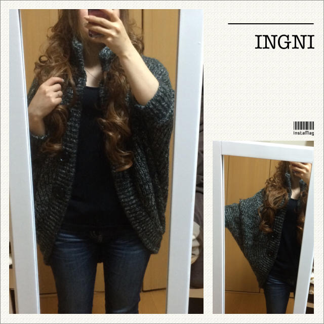 INGNI(イング)のINGNI アウター♡ レディースのジャケット/アウター(ニットコート)の商品写真