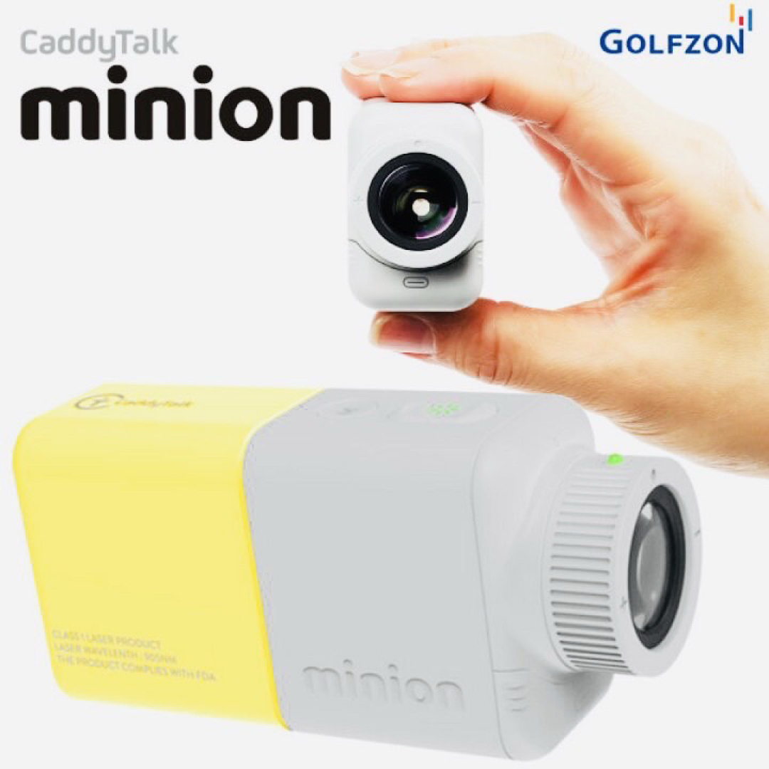 未使用】GOLFZON キャディトーク ミニオン ゴルフ レーザー距離 未使用】GOLFZON キャディトーク ミニオン ゴルフ レーザー距離