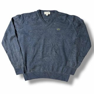 ラコステ(LACOSTE)のLACOSTE ラコステ Ｖネック セーター L 古着 5 長袖(ニット/セーター)