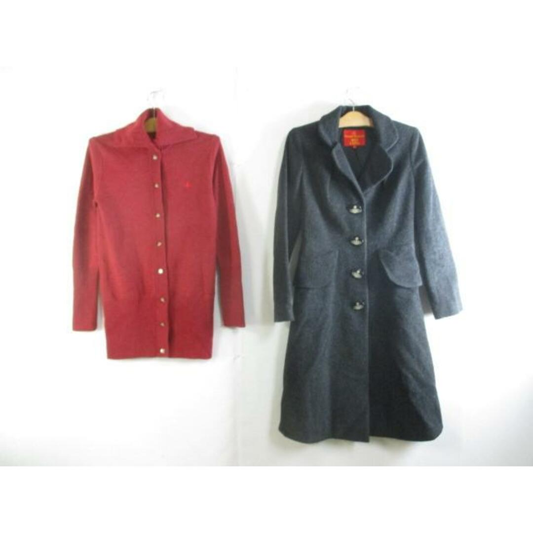 中古 ヴィヴィアンウエストウッド VivienneWestwood レッドレーベル カーディガン コート 2点 2 レディース