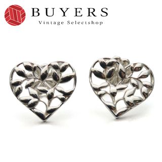 ティファニー(Tiffany & Co.)の【中古】 ティファニー ピアス オリーブリーフハート シルバー925 約1.4g シルバー アクセサリー かわいい レディース 女性 TIFFANY&Co.(ピアス)