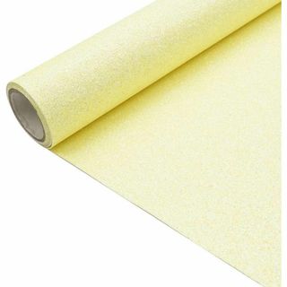 イエロー 30x135cm キラキラ グリッター レザー ロール ハンドメイド(その他)