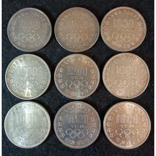 銀貨　東京オリンピック1000円銀貨silver925 地金型銀貨の定番180g(金属工芸)