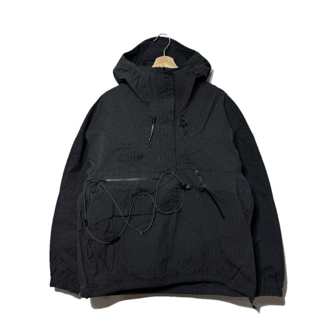 NIKE - 新品 ナイキ x オフホワイト メンズ アノラック ブラック NIKE - 新品 ナイキ x オフホワイト メンズ アノラック ブラック