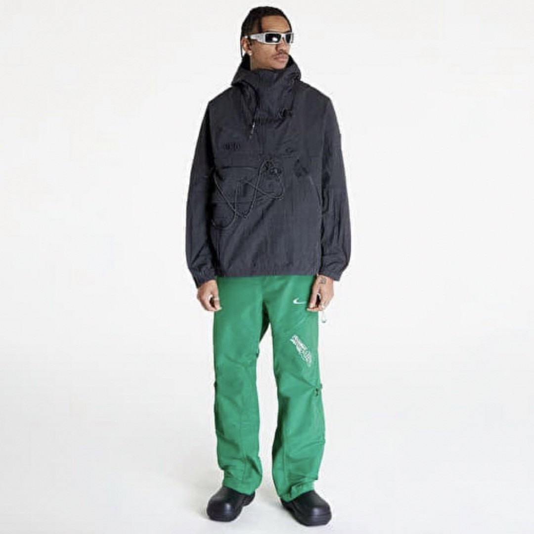 NIKE - 新品 ナイキ x オフホワイト メンズ アノラック ブラック NIKE - 新品 ナイキ x オフホワイト メンズ アノラック ブラック