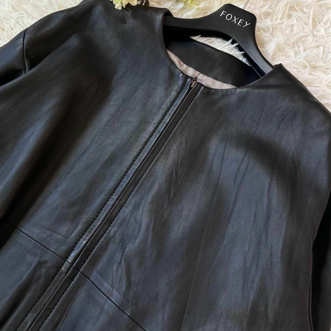 BEARDSLEY ビアズリー ラム レザーブルゾン レザージャケット BEARDSLEY ビアズリー ラム レザーブルゾン レザージャケット