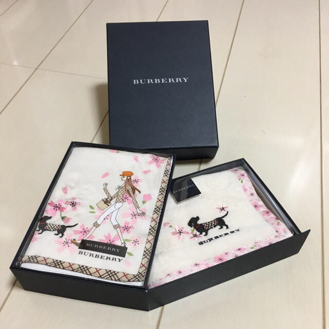 新品】BURBERRY ハンカチセット-