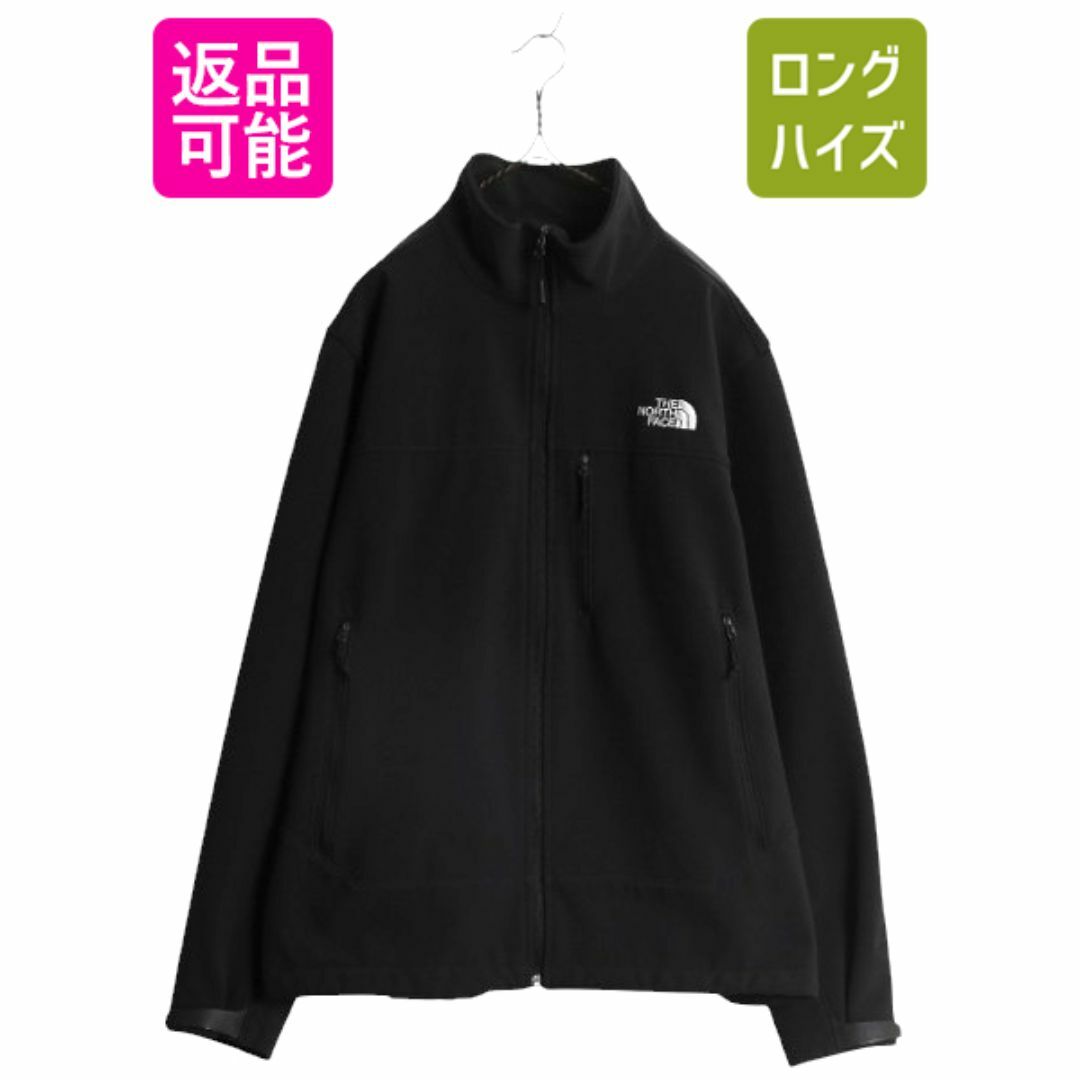 人気 US企画 ノースフェイス APEX ソフトシェル ジャケット メンズ L フリース