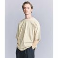 【LIME】【XL】シルケット スムース ボーダー クルーネック Tシャツ