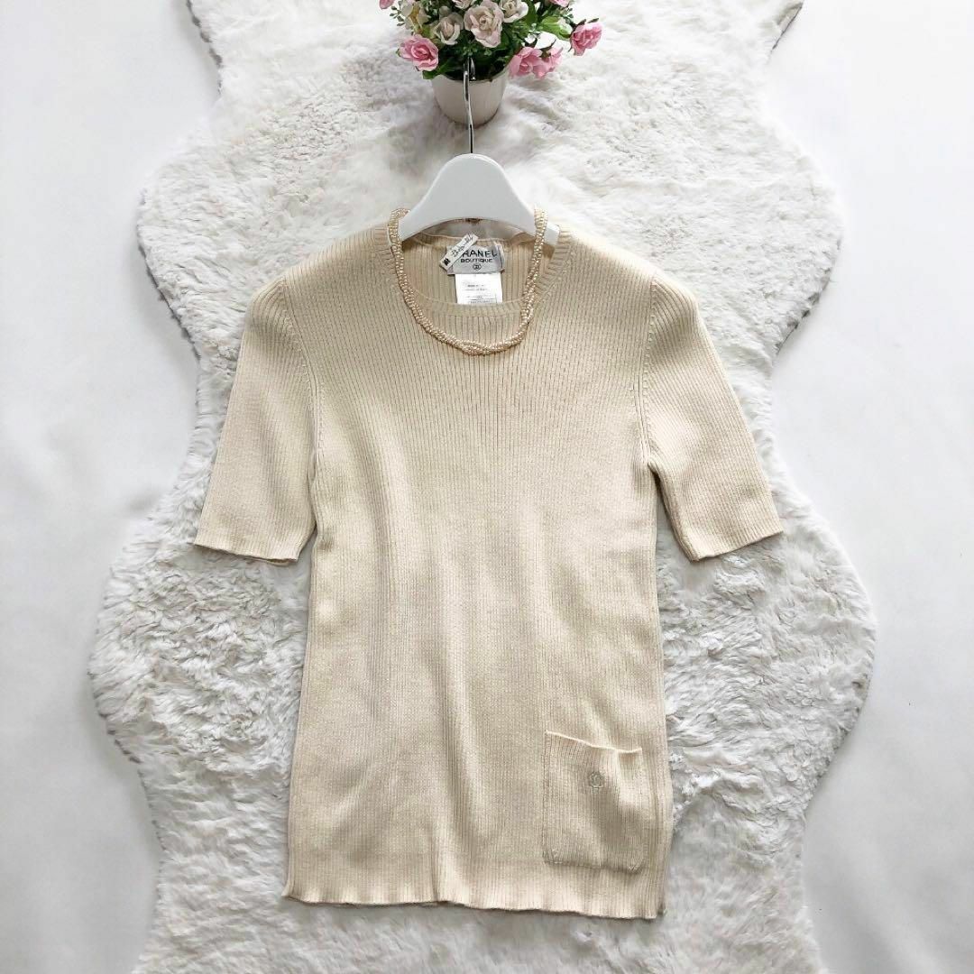 CHANEL - CHANEL*シャネル イタリア製 カシミヤ×シルクニット CHANEL - CHANEL*シャネル イタリア製 カシミヤ×シルクニット