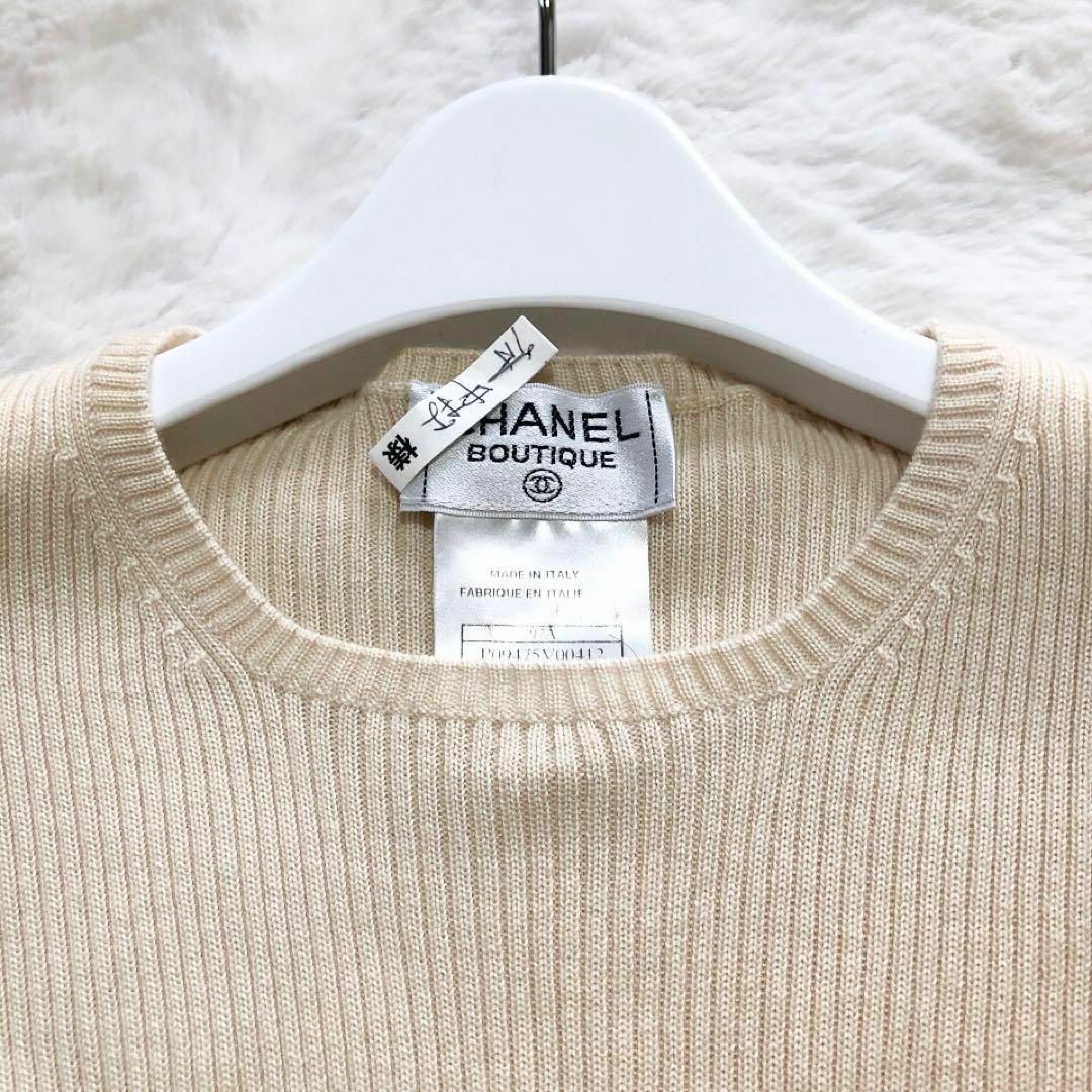 CHANEL - CHANEL*シャネル イタリア製 カシミヤ×シルクニット CHANEL - CHANEL*シャネル イタリア製 カシミヤ×シルクニット