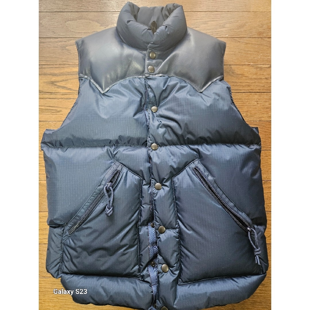 Rocky Mountain Featherbed - ロッキーマウンテンダウンベストネイビー38新品未使用美品♡♡BEAMS
