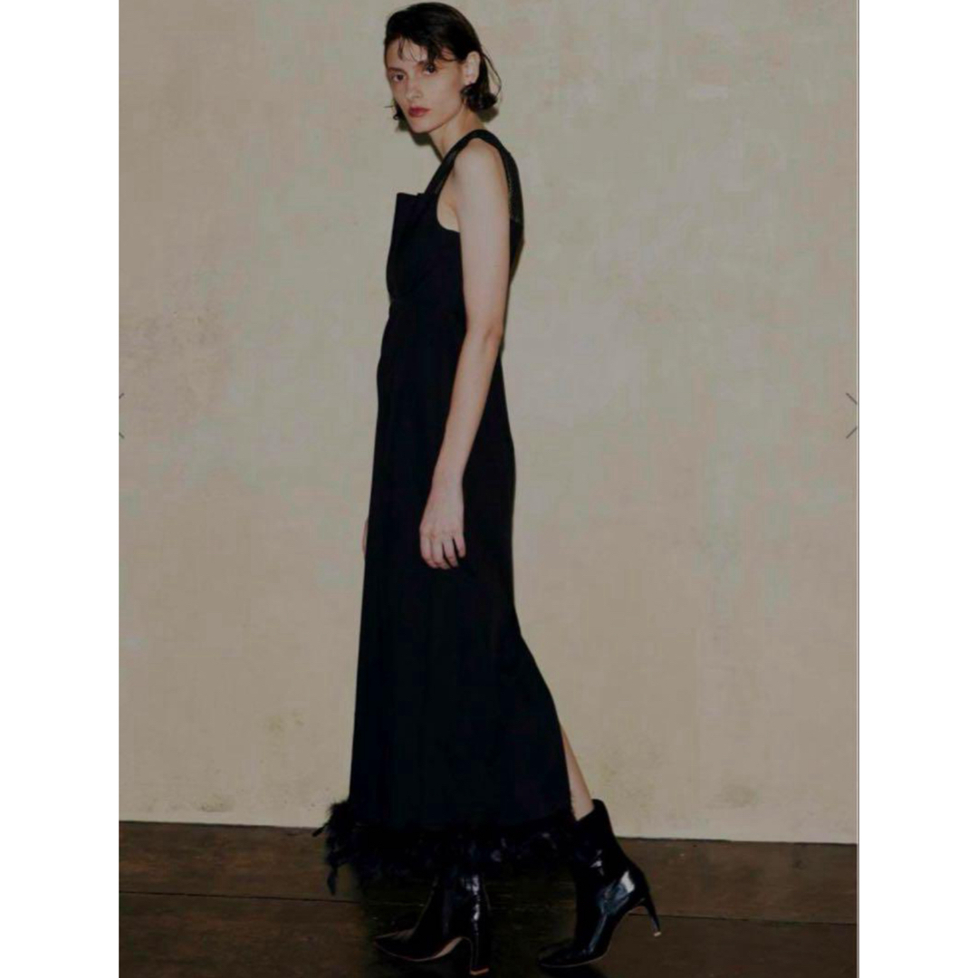 Ameri VINTAGE - 【2WAY LADY LIKE FEATHER DRESS】 アメリ Ameri VINTAGE - 【2WAY LADY LIKE FEATHER DRESS】 アメリ