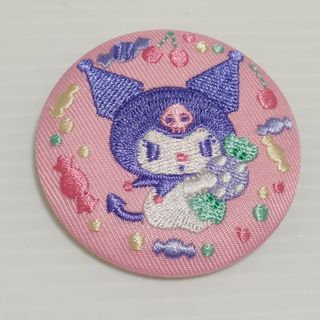 サンリオ(サンリオ)のクロミ 刺繍 缶バッジ(キャラクターグッズ)