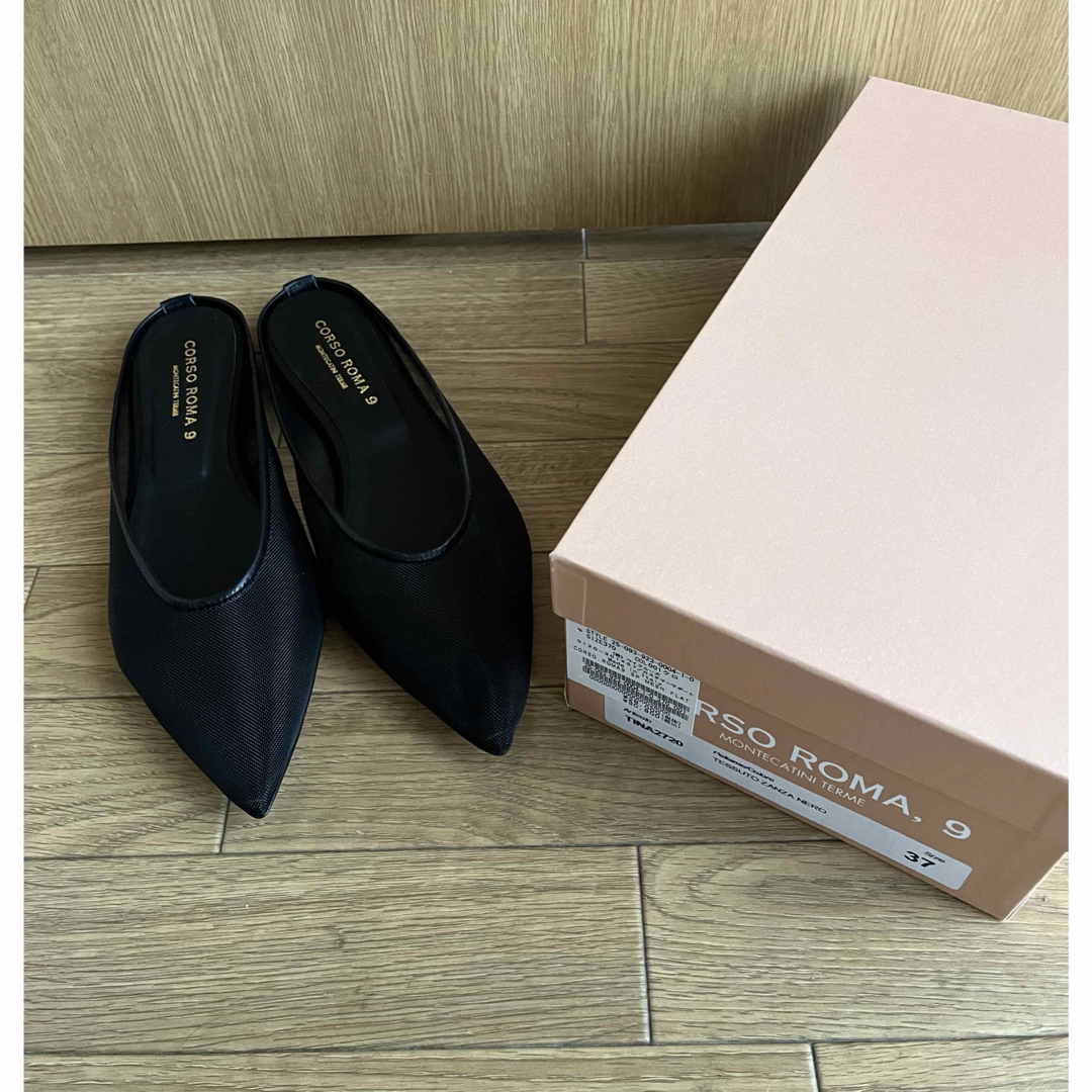 Plage CORSO ROMA 9別注 MESH FLAT ミュール 37 Plage CORSO ROMA 9別注 MESH FLAT ミュール 37