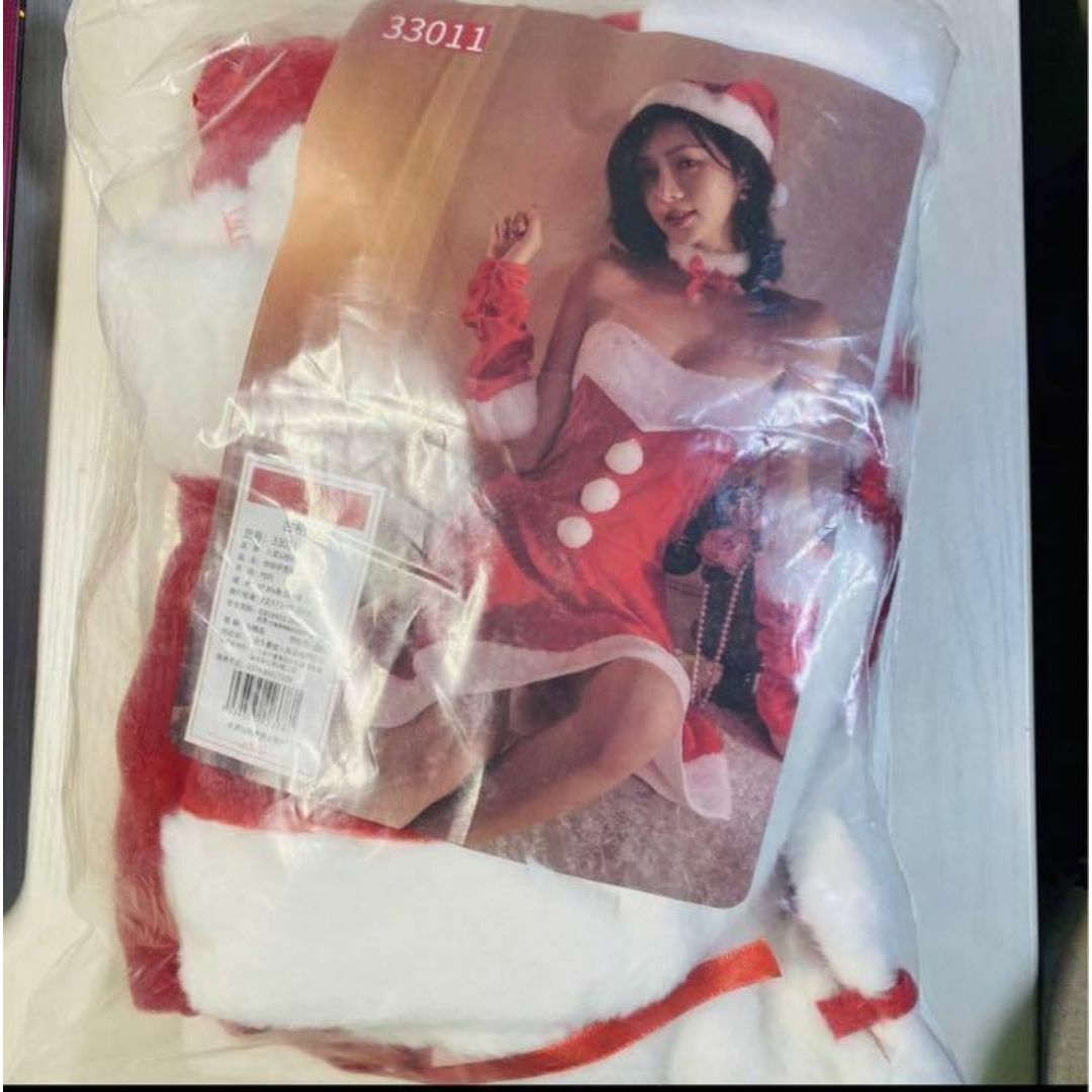 セクシー サンタコスプレ クリスマス プレゼント ミニワンピース 仮装 レディースのジャケット/アウター(ノーカラージャケット)の商品写真