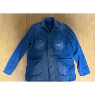 Lee - Lee 色落ち デニム カバーオール 復刻ハウスタグ 0412の Lee - Lee 色落ち デニム カバーオール 復刻ハウスタグ 0412の