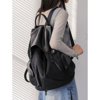 スリーフォータイム(ThreeFourTime)の【Three Four Time】ラムレザー×ナイロンBIGリュック(リュック/バックパック)