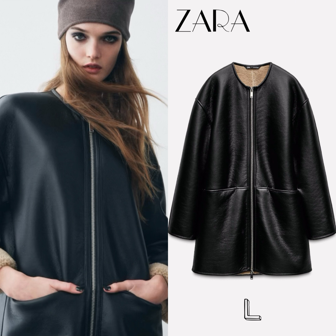 ZARA ダブルフェイス仕様コート ZW COLLECTION ZARA ダブルフェイス仕様コート ZW COLLECTION
