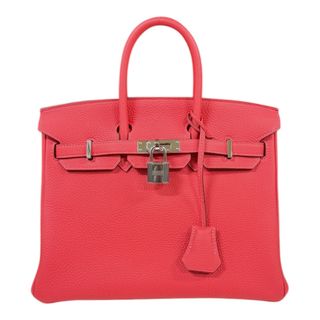 エルメス(HERMES)のエルメス バーキン25 ハンドバッグ トゴ ピンク レディース HERMES  中古(ハンドバッグ)