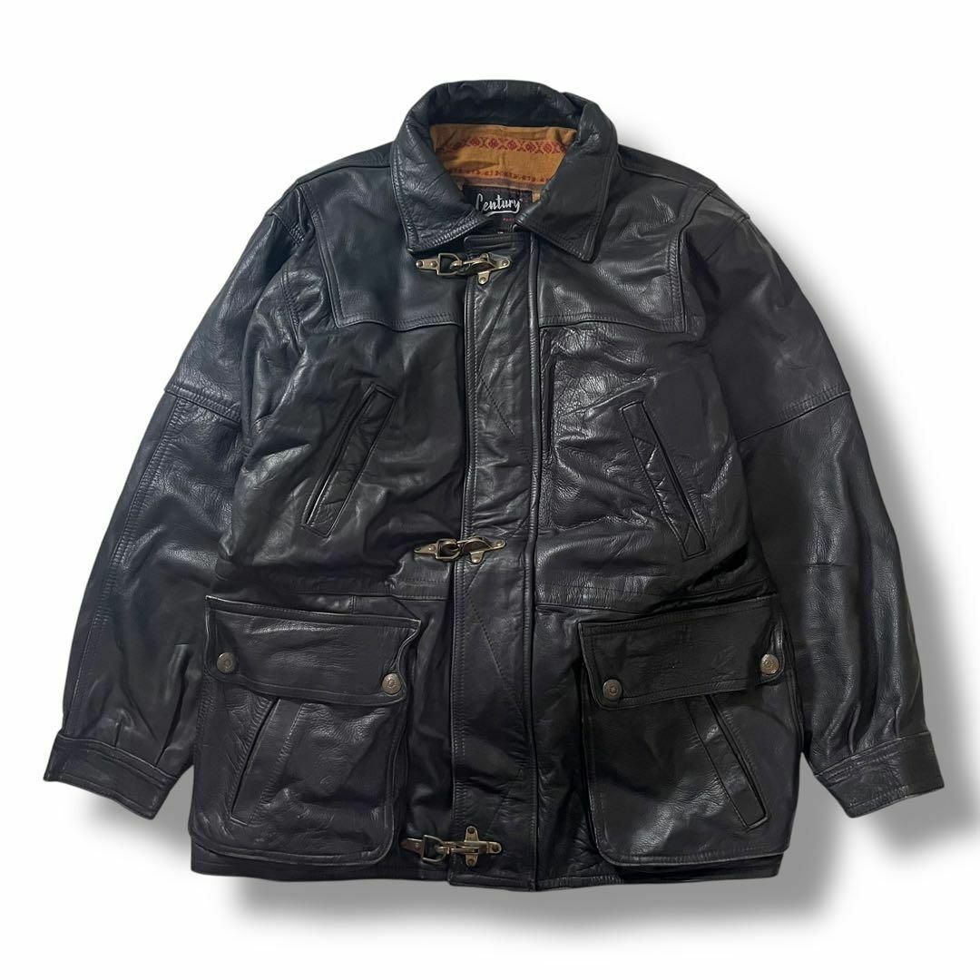Vintage〈ファイヤーマンレザージャケット 希少 レア 90s Vintage〈ファイヤーマンレザージャケット 希少 レア 90s