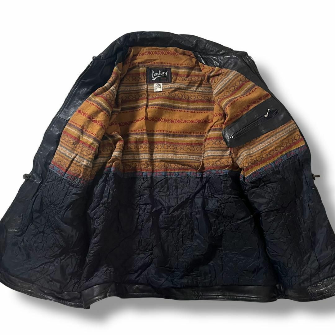 Vintage〈ファイヤーマンレザージャケット 希少 レア 90s Vintage〈ファイヤーマンレザージャケット 希少 レア 90s