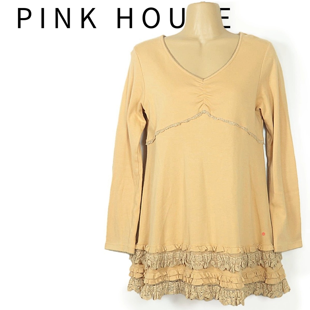 PINK HOUSE - ピンクハウス PINKHOUSE☆ カットソー チュニック PINK HOUSE - ピンクハウス PINKHOUSE☆ カットソー チュニック