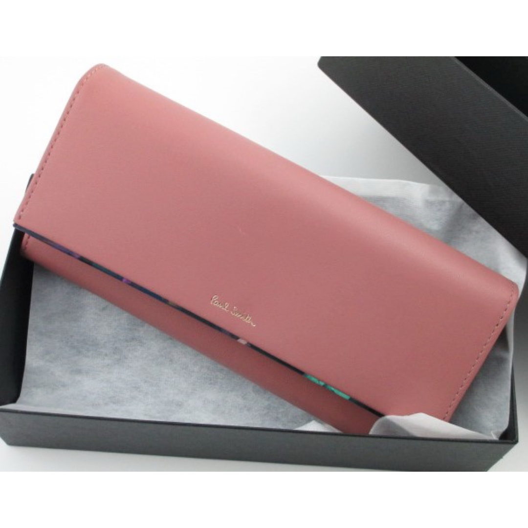 ☆お買い得☆新品☆箱付 ポールスミス 花柄デザイン 長財布 ローズ系 ☆お買い得☆新品☆箱付 ポールスミス 花柄デザイン 長財布 ローズ系