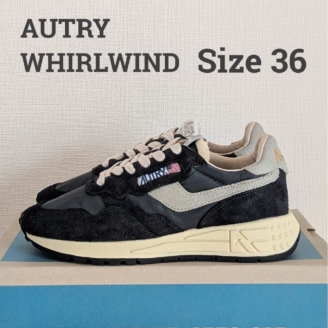 AUTRY WHIRLWIND LOW 36 オートリー ブラック AUTRY WHIRLWIND LOW 36 オートリー ブラック