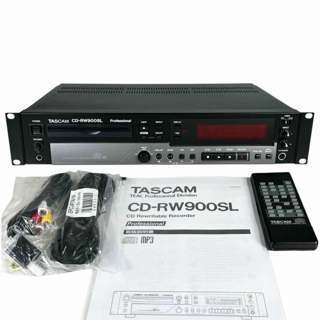 ◇優良美品◇TASCAM CDレコーダー 業務用 CD-RW900SL ◇優良美品◇TASCAM CDレコーダー 業務用 CD-RW900SL