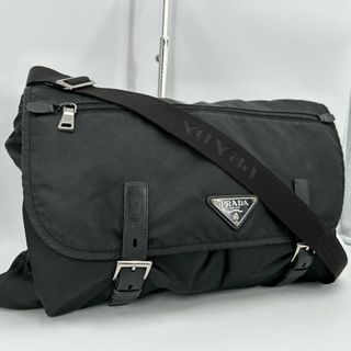 PRADA - ○美中古PRADAプラダ スウェード切替ナイロンスクエア PRADA - ○美中古PRADAプラダ スウェード切替ナイロンスクエア