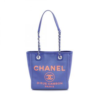 CHANEL(トートバッグ ・ ブルー・ネイビー/青色系)のフリマ CHANEL(トートバッグ ・ ブルー・ネイビー/青色系)のフリマ