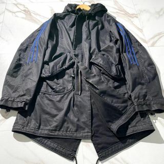 Y-3 - 美品⭐️Y-3 モッズコート スリーストライプス 変形 Y-3 - 美品⭐️Y-3 モッズコート スリーストライプス 変形